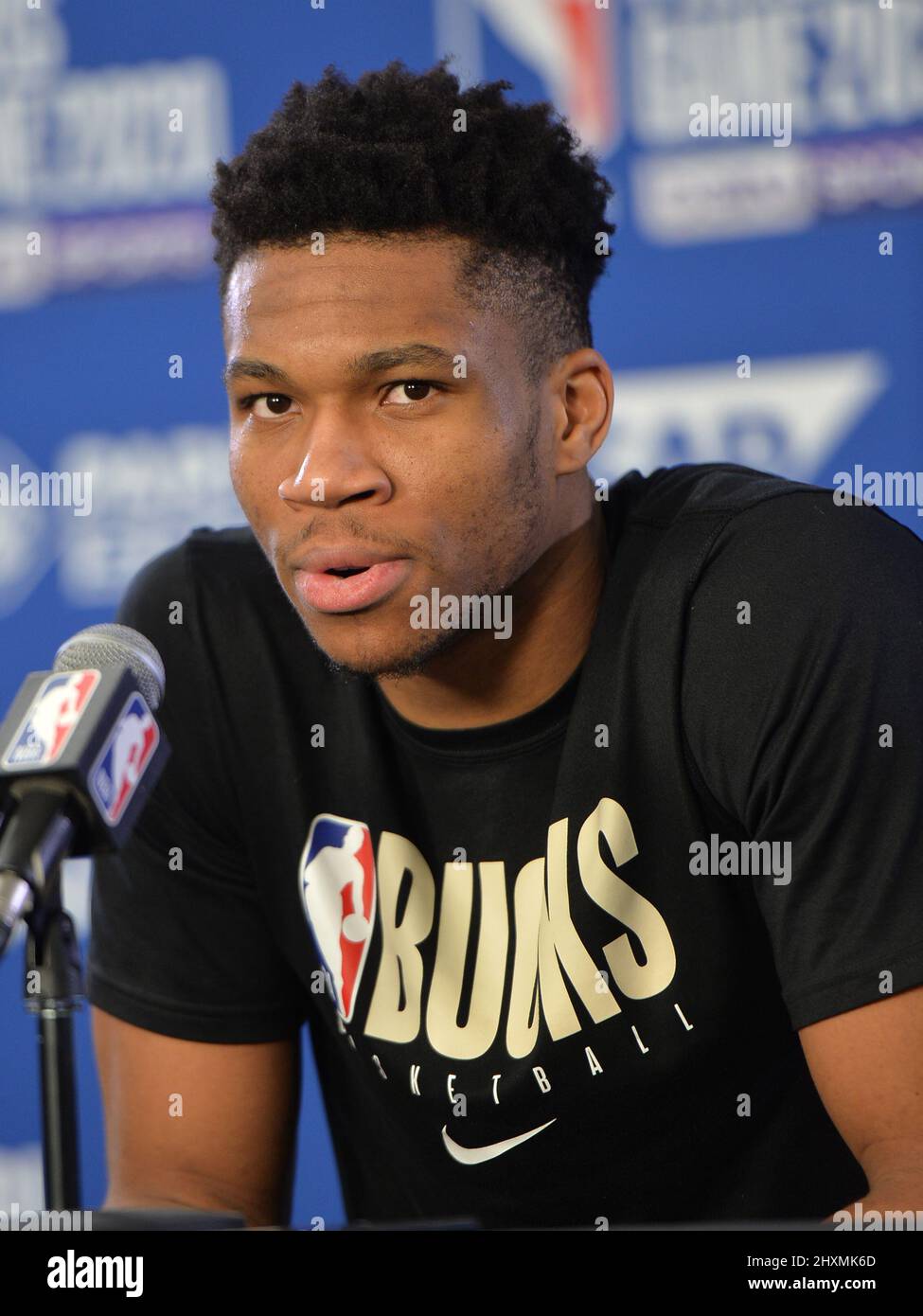 Giannis Antetokounmpo NBA 11th team press conference Why the Lakers? The Strategic Genius Behind the Trade