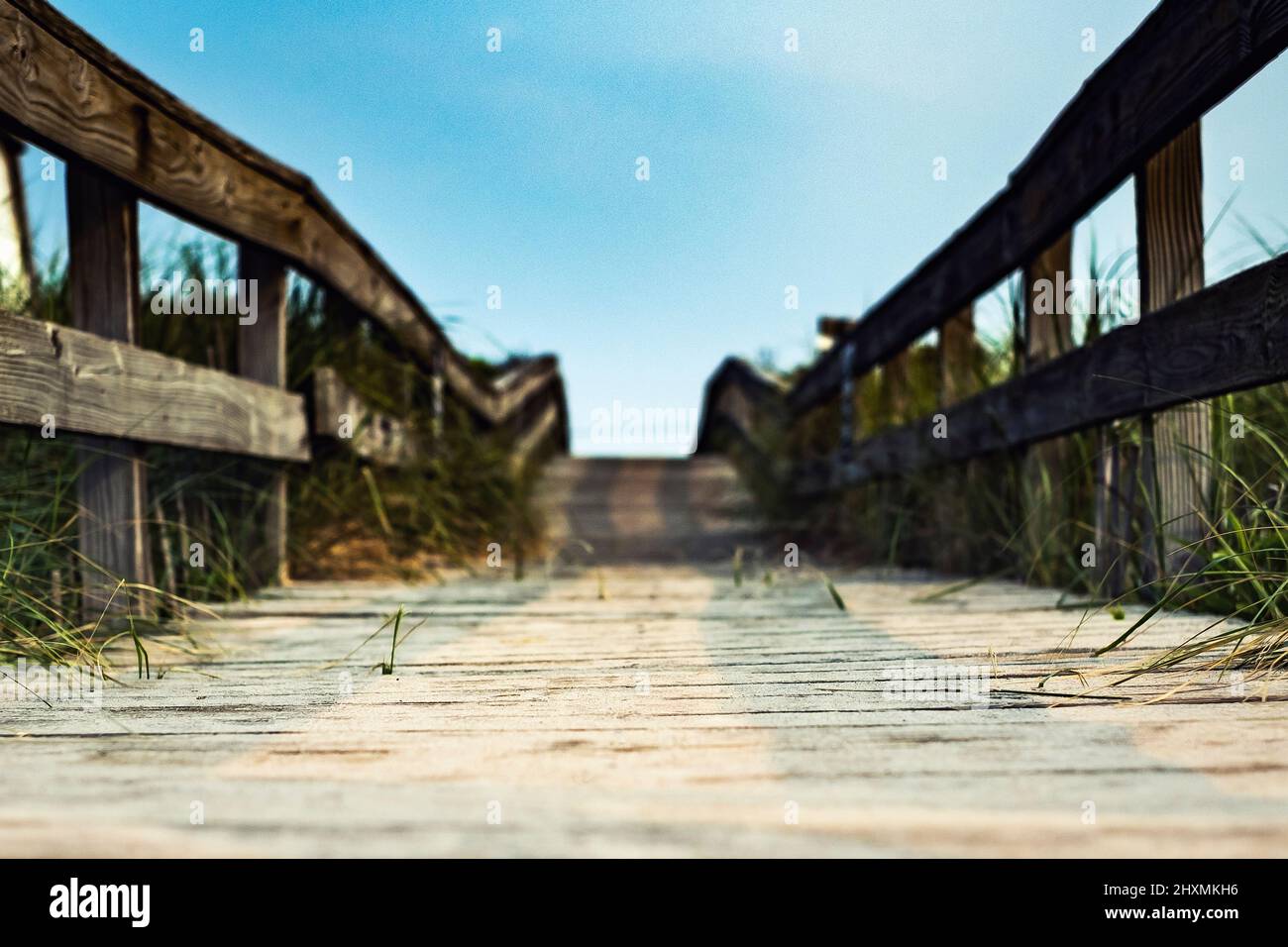 Beautiful view beach wooden path hi-res stock photography and images ...