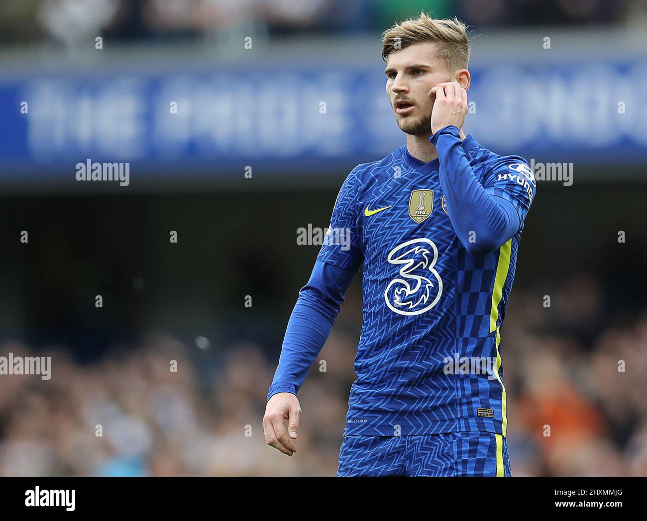 London, England, 13th March 2022. Timo Werner of Chelsea during the Premier League match at Stamford Bridge, London. Picture credit should read: Paul Terry / Sportimage Stock Photo