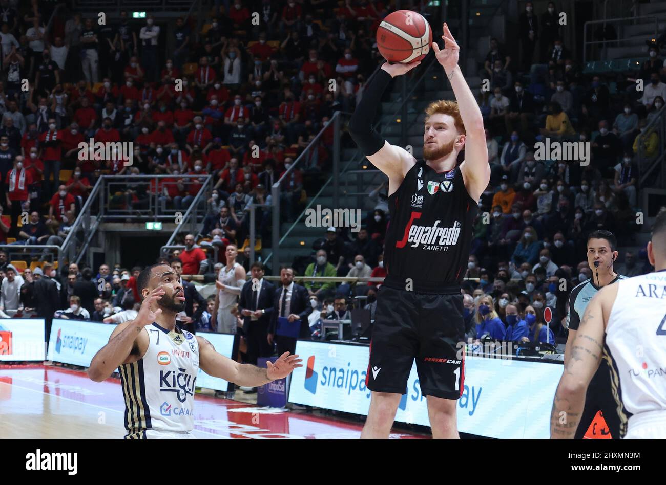 Bologna, Italy, March 13, 2022 Niccolo Mannion (Segafredo Virtus