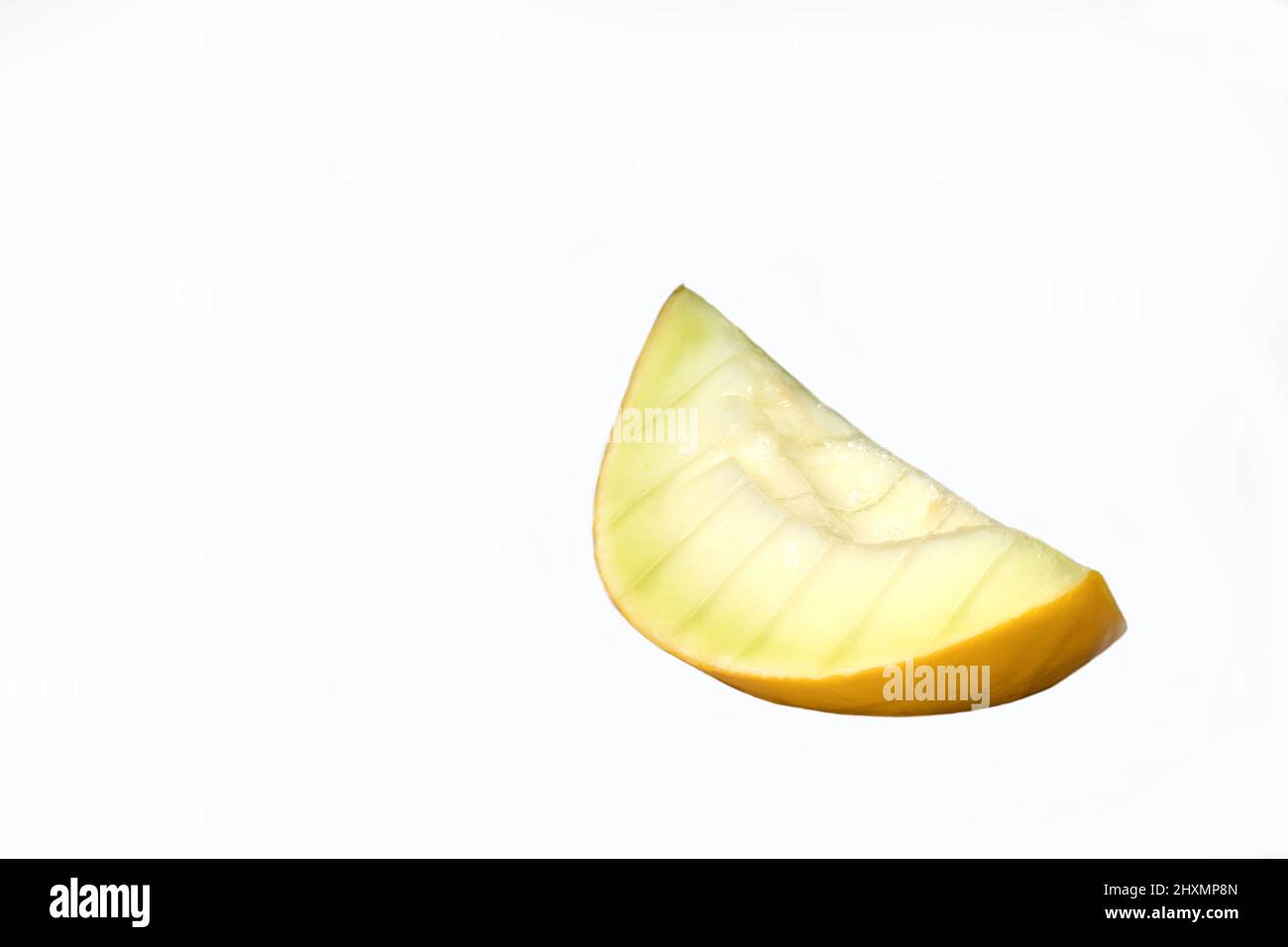 Honeydew Melon Boat Stock Photo Alamy