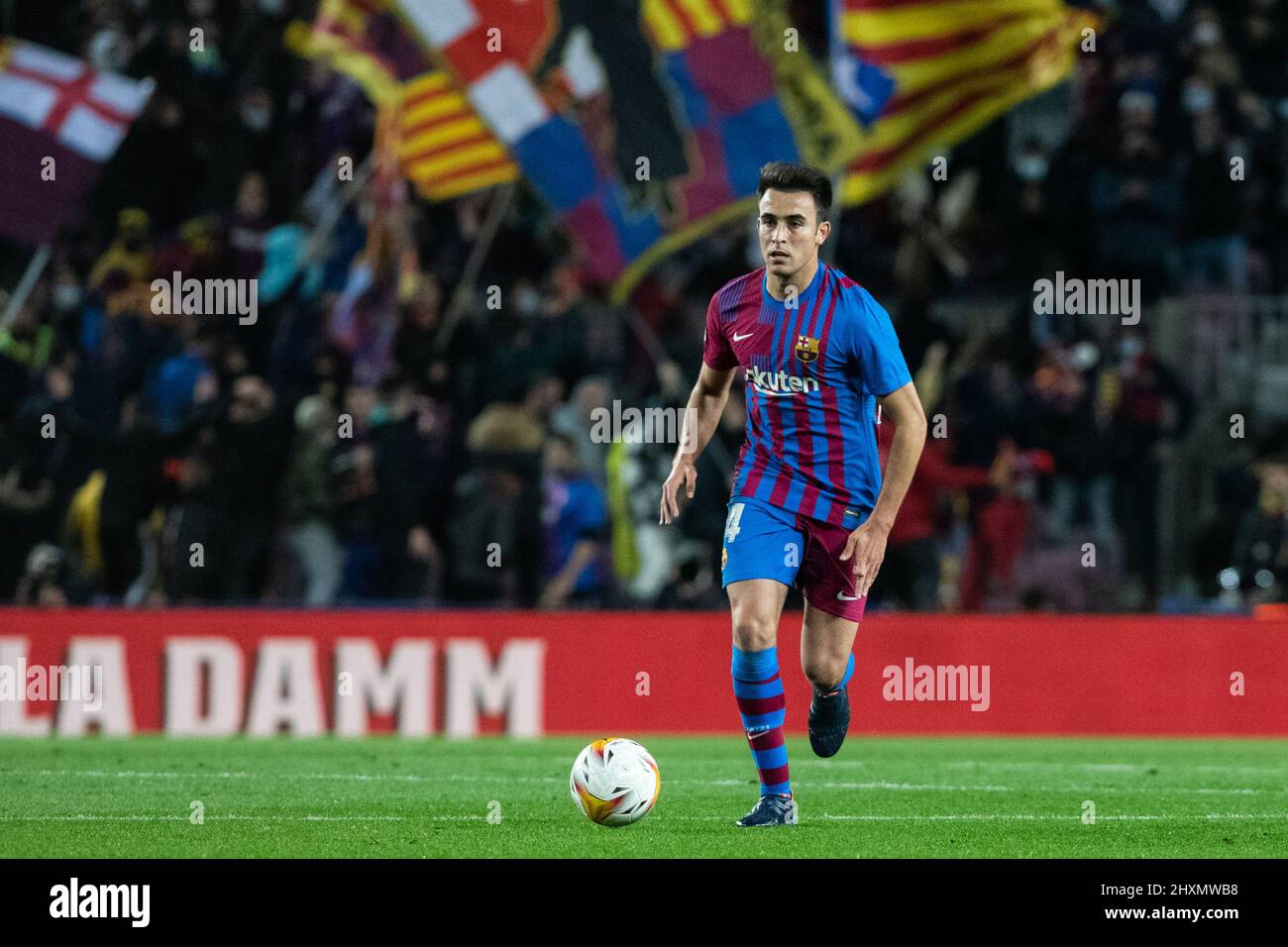 13th March 2022 ; Nou Camp, Barcelona, Spain: La Liga football, FC Barcelona versus Osasuna: 24 Eric Garcia of FC Barcelona in action Stock Photo