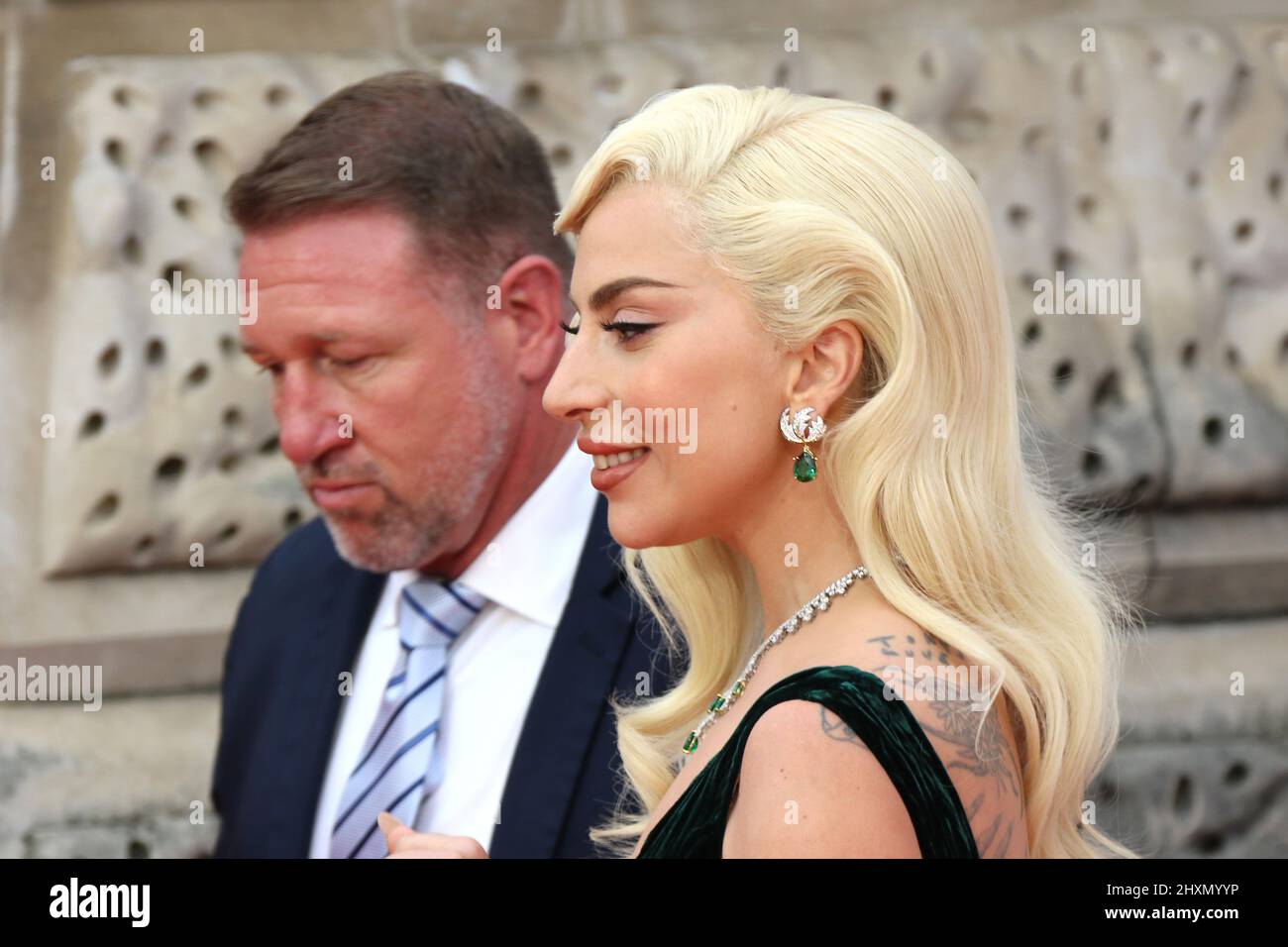 Lady Gaga, EE British Academy Film Awards, Baftas, Royal Albert Hall, London, UK, 13 March 2022 Stock Photo