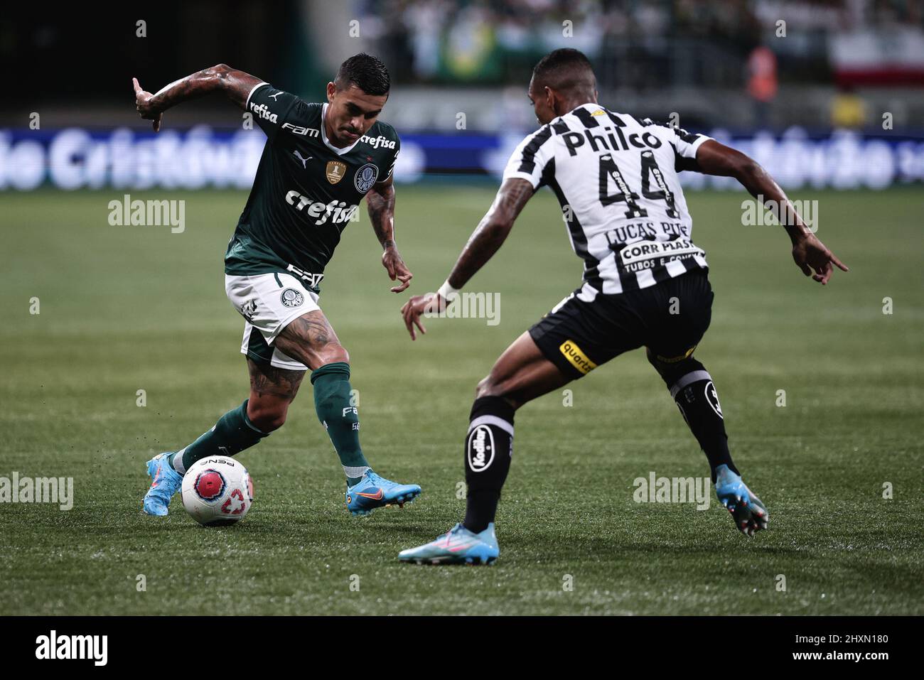 Brazil. 17th Mar, 2022. SP - Sao Paulo - 03/17/2022 - PAULISTA 2022,  PALMEIRAS X CORINTHIANS - Palmeiras player Dudu during a match against  Corinthians at the Arena Allianz Parque stadium for