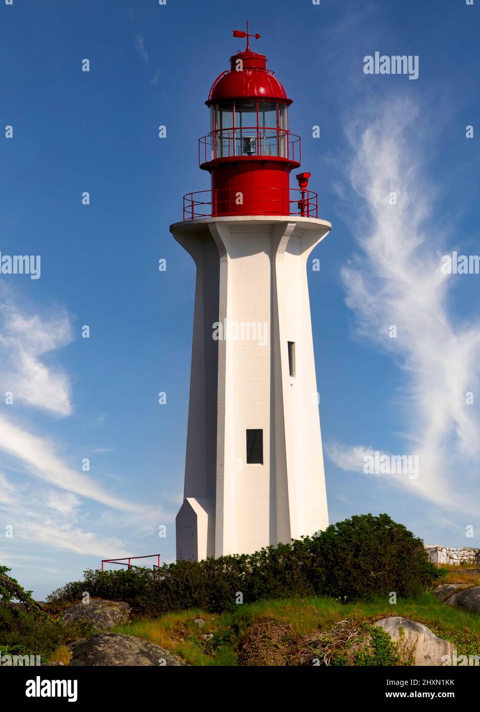 Beautiful Lighthouse In British Columbia, Canada Stock Photo - Alamy