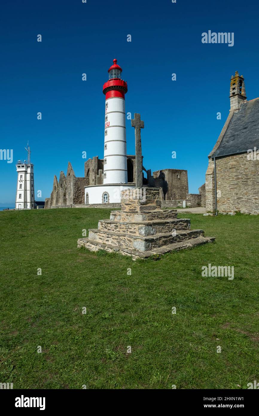 Lighthouse of point st mathieu hi-res stock photography and images - Alamy