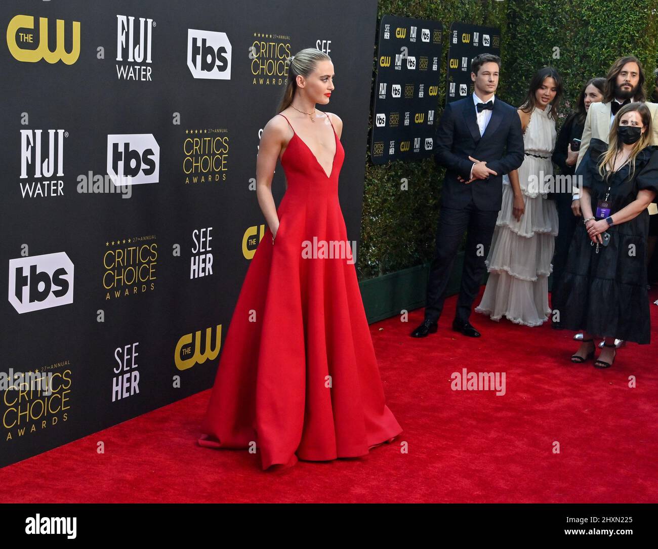 Los Angeles, United States. 13th Mar, 2022. Kathryn Newton attends the 27th annual Critics Choice Awards at the Fairmont Century Plaza on Sunday, March 13, 2022. Credit: UPI/Alamy Live News Stock Photo