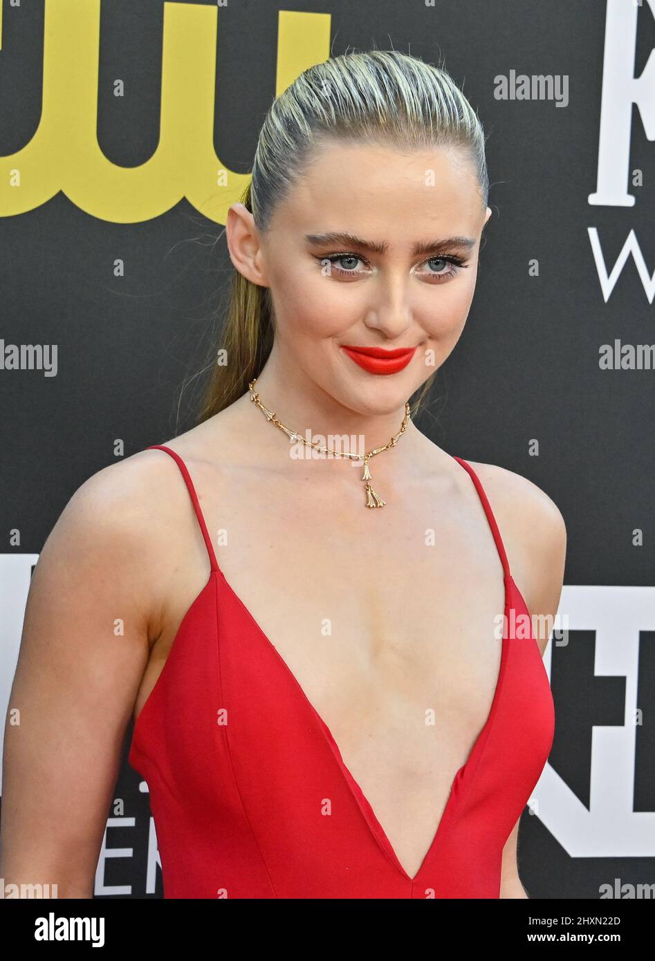 Los Angeles, United States. 13th Mar, 2022. Kathryn Newton attends the 27th annual Critics Choice Awards at the Fairmont Century Plaza on Sunday, March 13, 2022. Credit: UPI/Alamy Live News Stock Photo