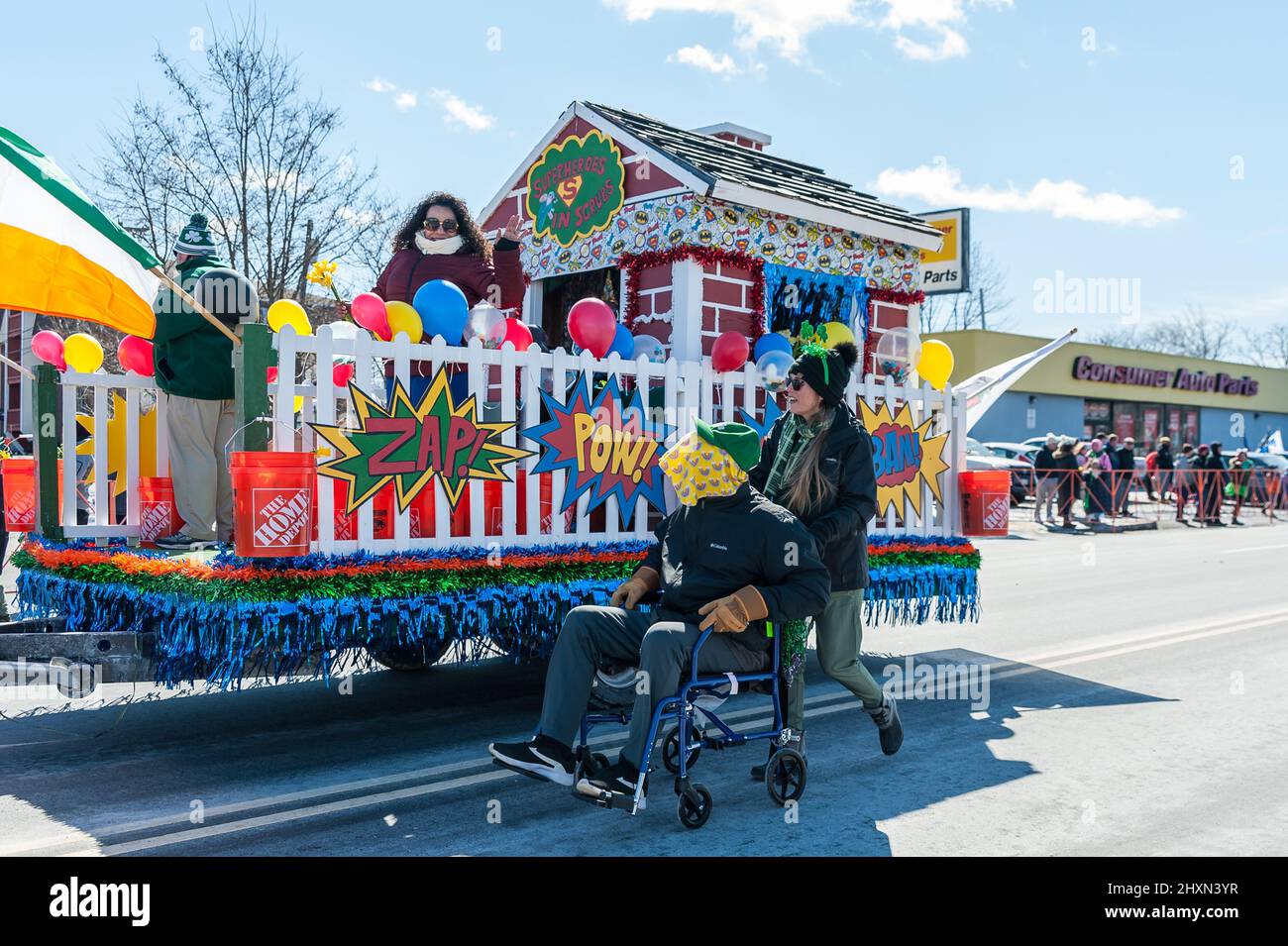 St. Patrick's Day Parade, Worcester, Massachusetts, March 13, 2022