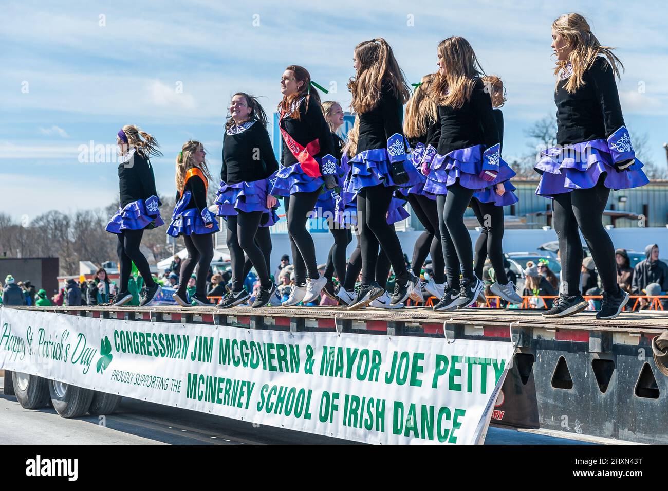 St. Patrick's Day Parade, Worcester, Massachusetts, March 13, 2022