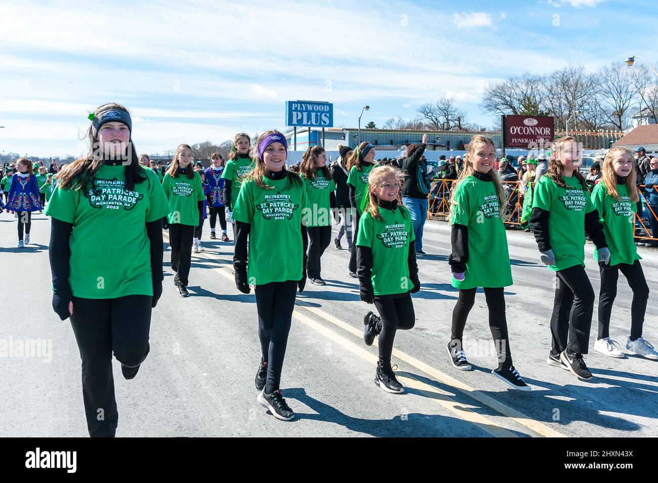 St. Patrick's Day Parade, Worcester, Massachusetts, March 13, 2022