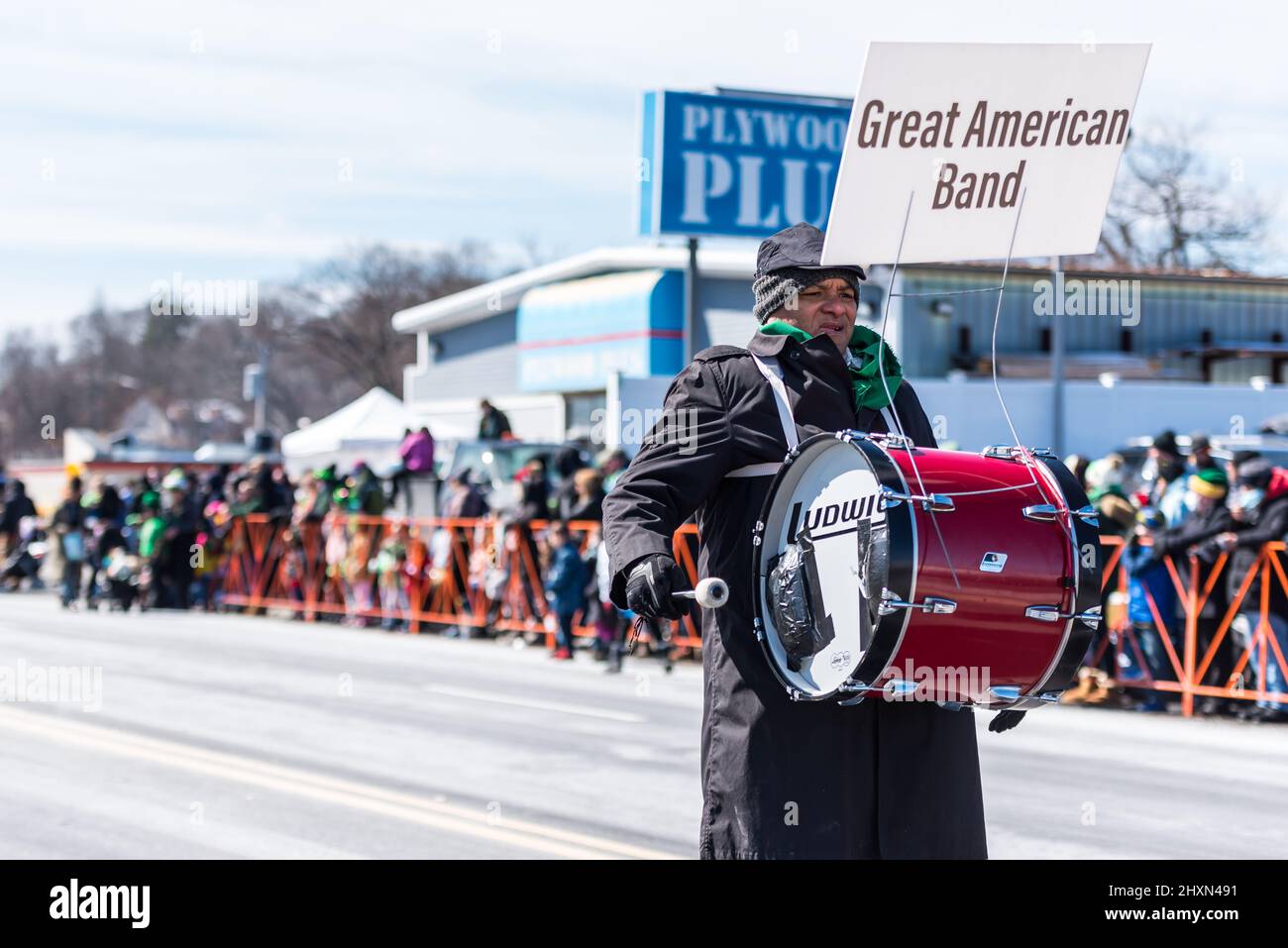 St. Patrick's Day Parade, Worcester, Massachusetts, March 13, 2022