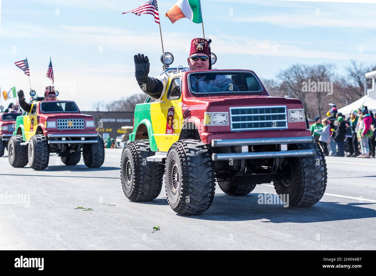 St. Patrick's Day Parade, Worcester, Massachusetts, March 13, 2022