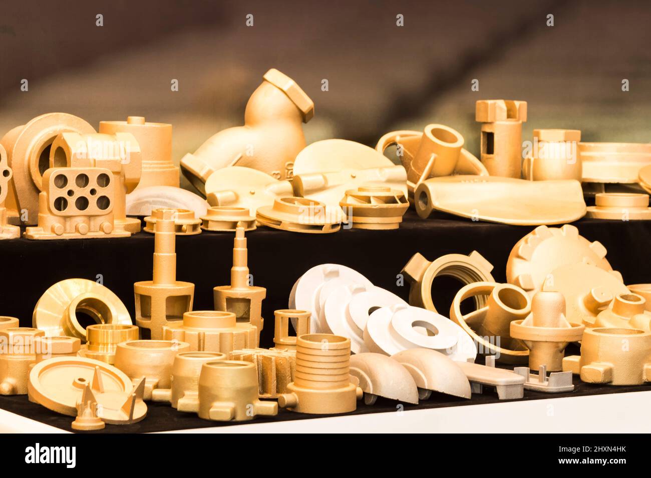 metal casting products made by sand mold process Stock Photo Alamy
