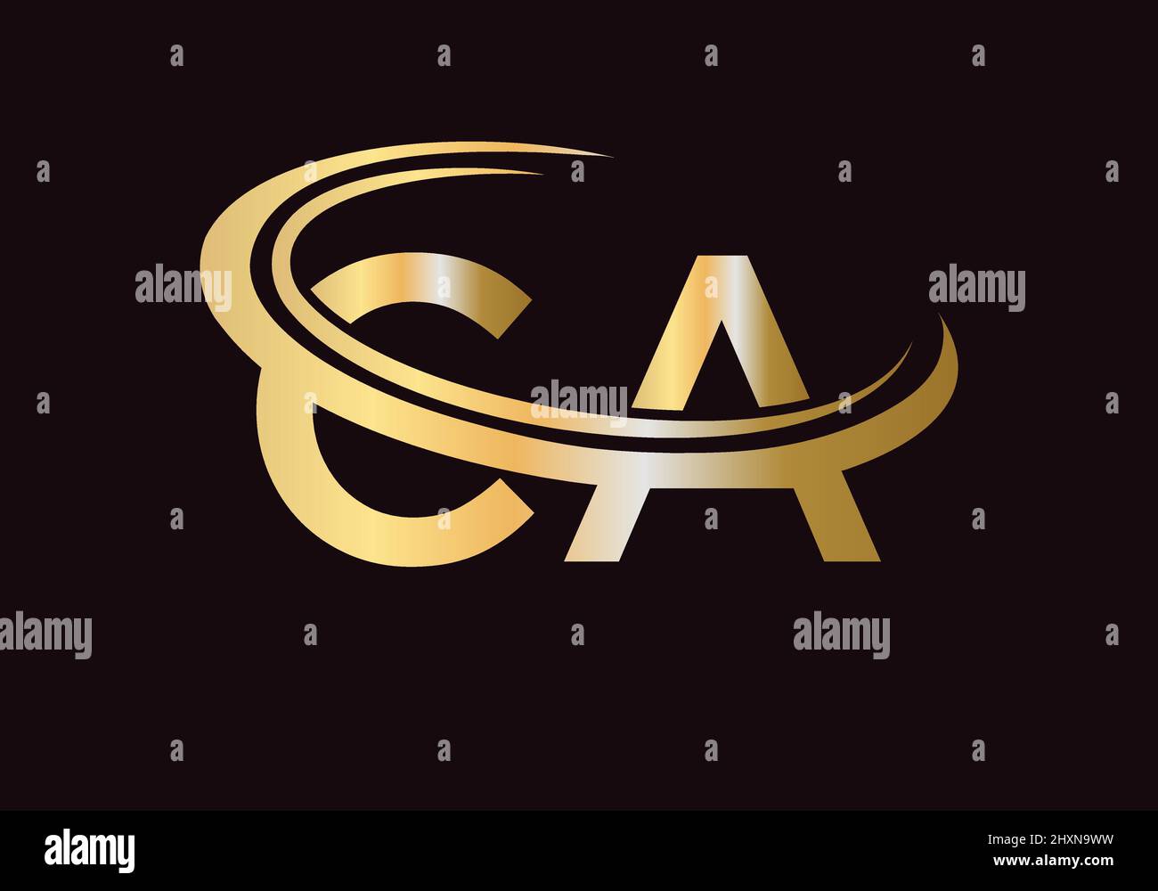 Initial Monogram Letter CA Logo Design Vector CA Logo Design Template Initial Monogram Letter CA Logo Design Vector CA Logo Design Template