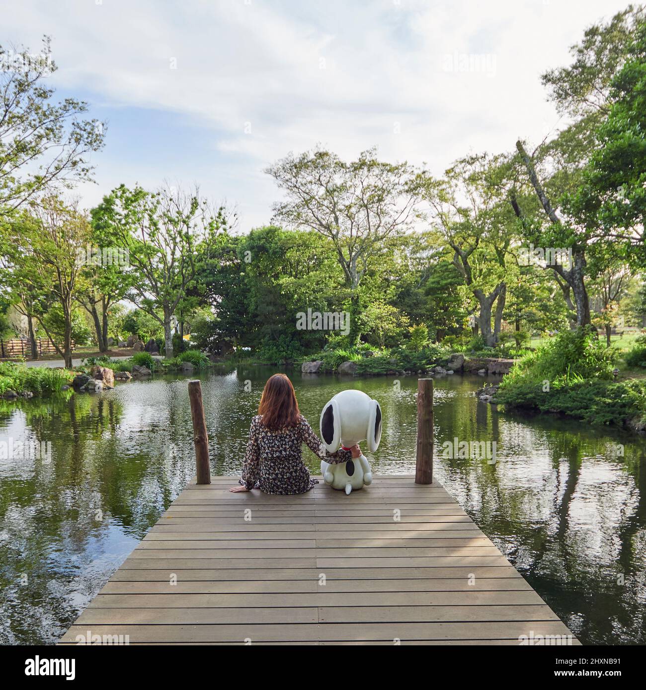 Jeju Snoopy Garden, South Korea Stock Photo Alamy
