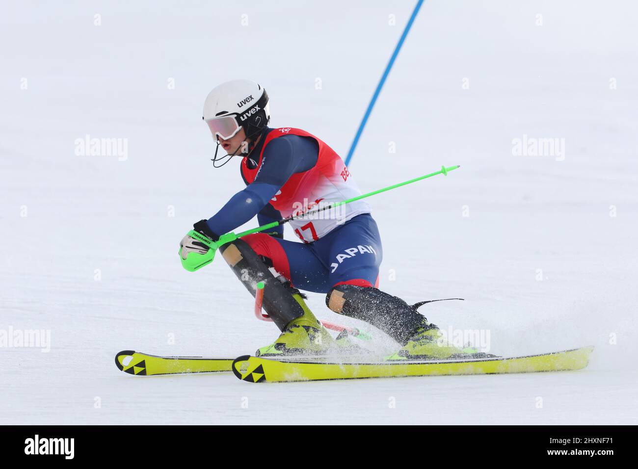 Beijing, China. 13th Mar, 2022. Kohei Takahashi (JPN) Alpine Skiing ...