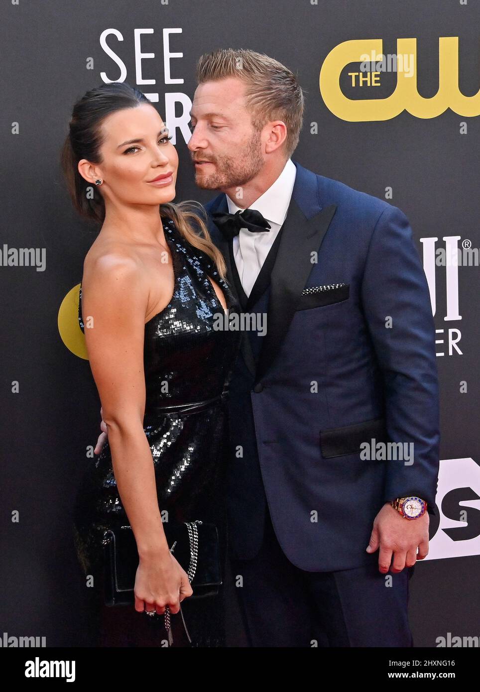 Los Angeles, United States. 14th Mar, 2022. Veronika Khomyn and Sean