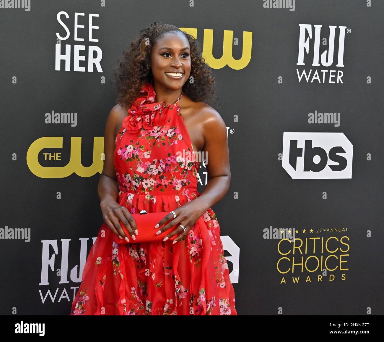 Los Angeles, United States. 14th Mar, 2022. Issa Rae attends the 27th annual Critics Choice Awards at the Fairmont Century Plaza on Sunday, March 13, 2022. Credit: UPI/Alamy Live News Stock Photo