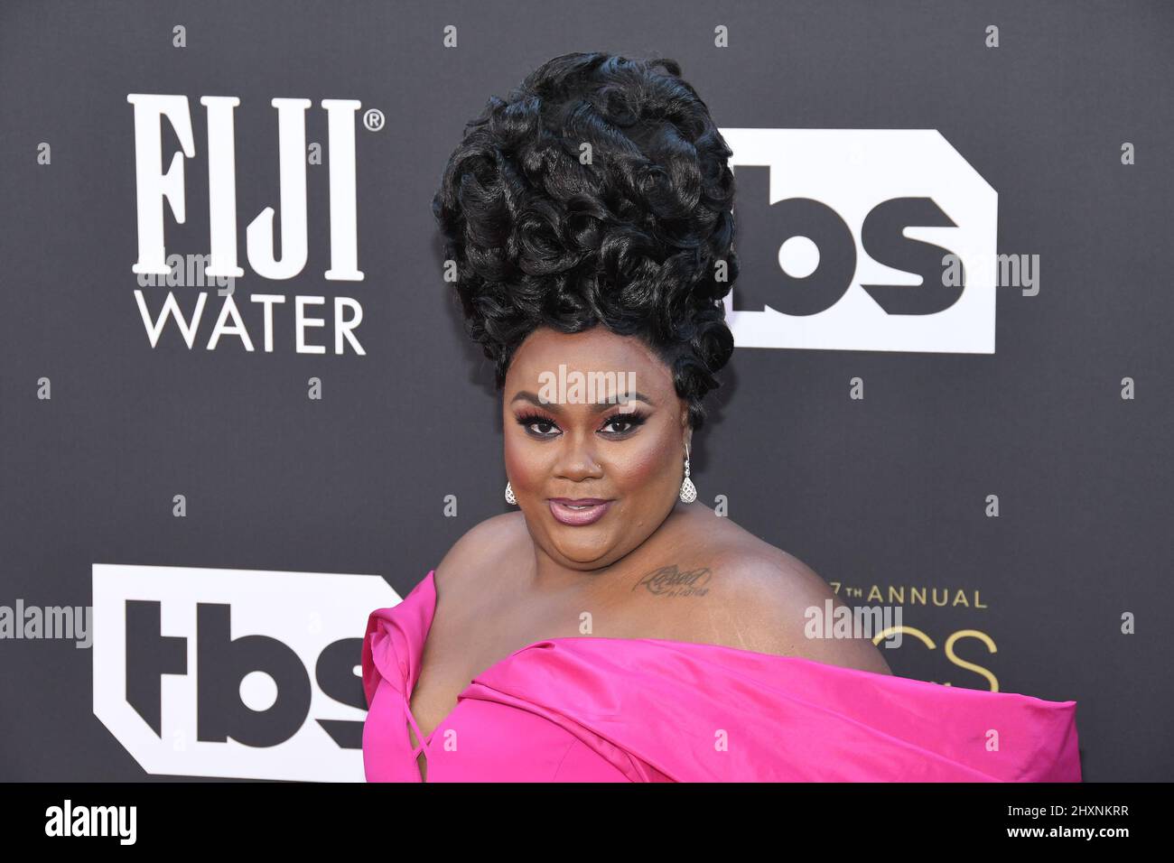 Los Angeles, USA. 13th Mar, 2022. Nicole Byer arrives at the 27th Annual Critics Choice Awards