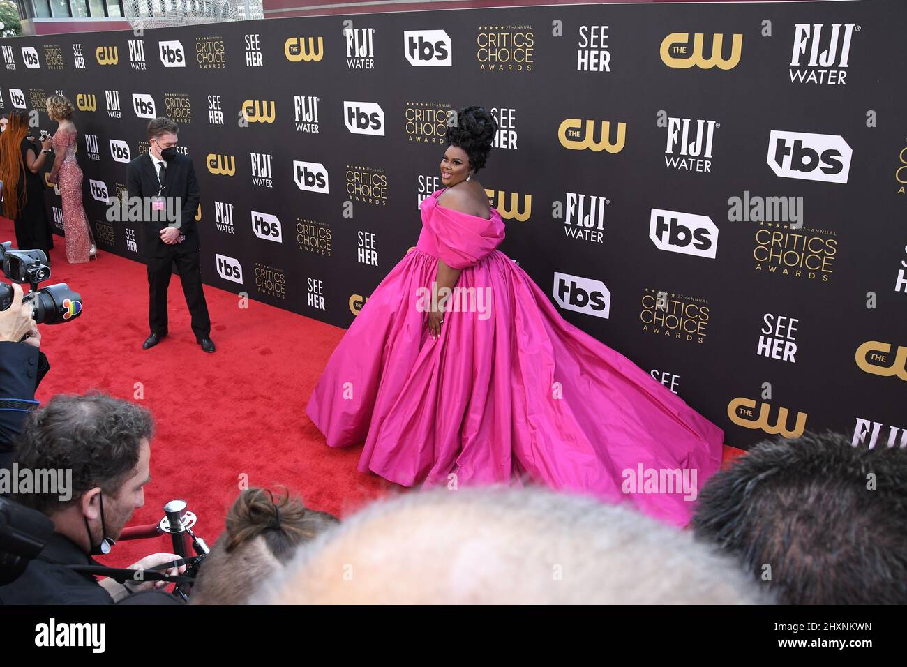 Los Angeles, USA. 13th Mar, 2022. Nicole Byer arrives at the 27th Annual Critics Choice Awards
