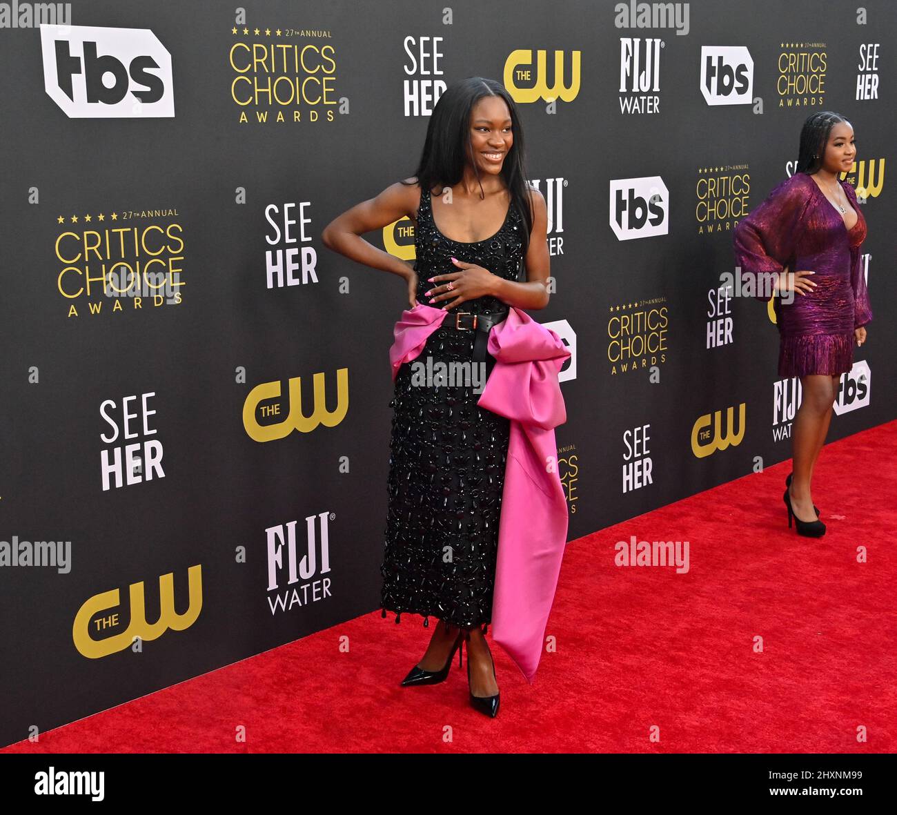 Los Angeles, United States. 14th Mar, 2022. Demi Singleton attends the 27th annual Critics Choice Awards at the Fairmont Century Plaza on Sunday, March 13, 2022. Credit: UPI/Alamy Live News Stock Photo