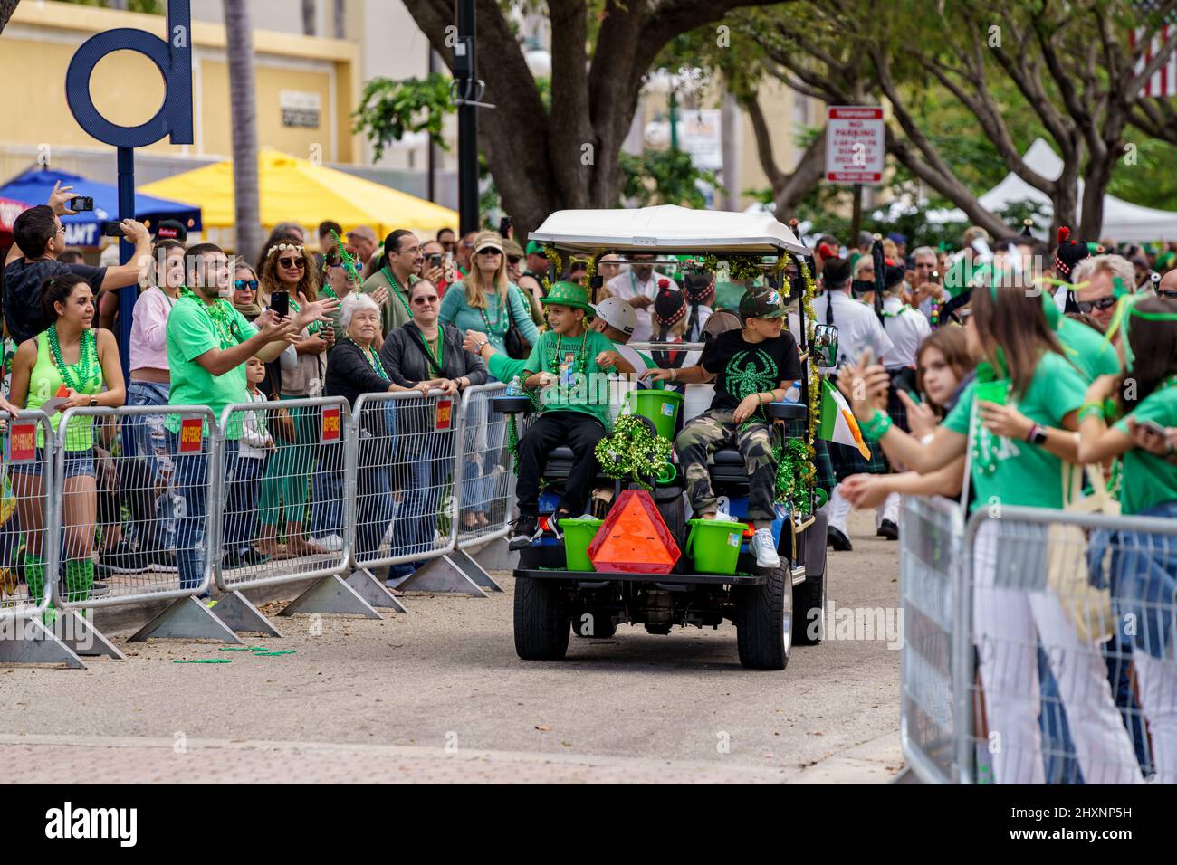 Hollywood, FL, USA March 13, 2022 Photo of the 2022 St Patrick's Day