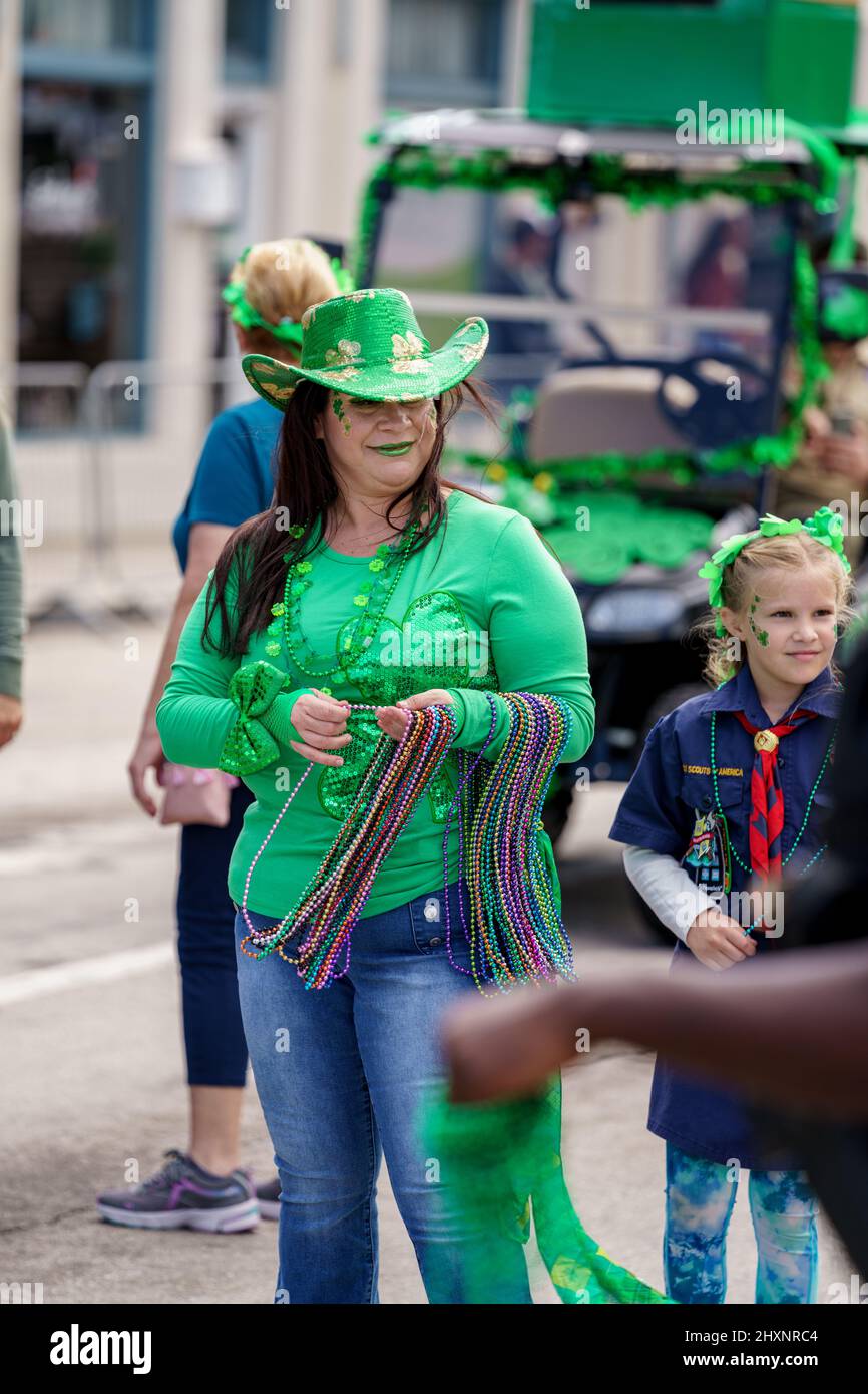 Hollywood, FL, USA March 13, 2022 Photo of the 2022 St Patrick's Day