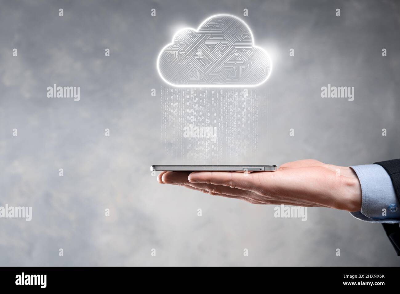 Cloud computing concept,cloud for transfer data.Cloud computing, big ...