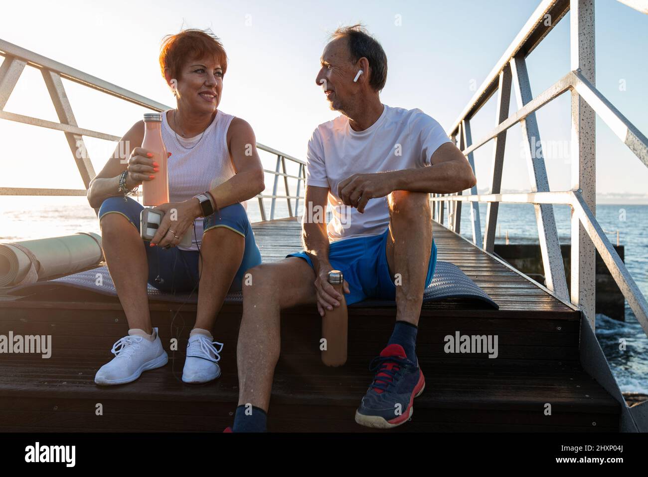 Senior married couple resting hi-res stock photography and images - Alamy