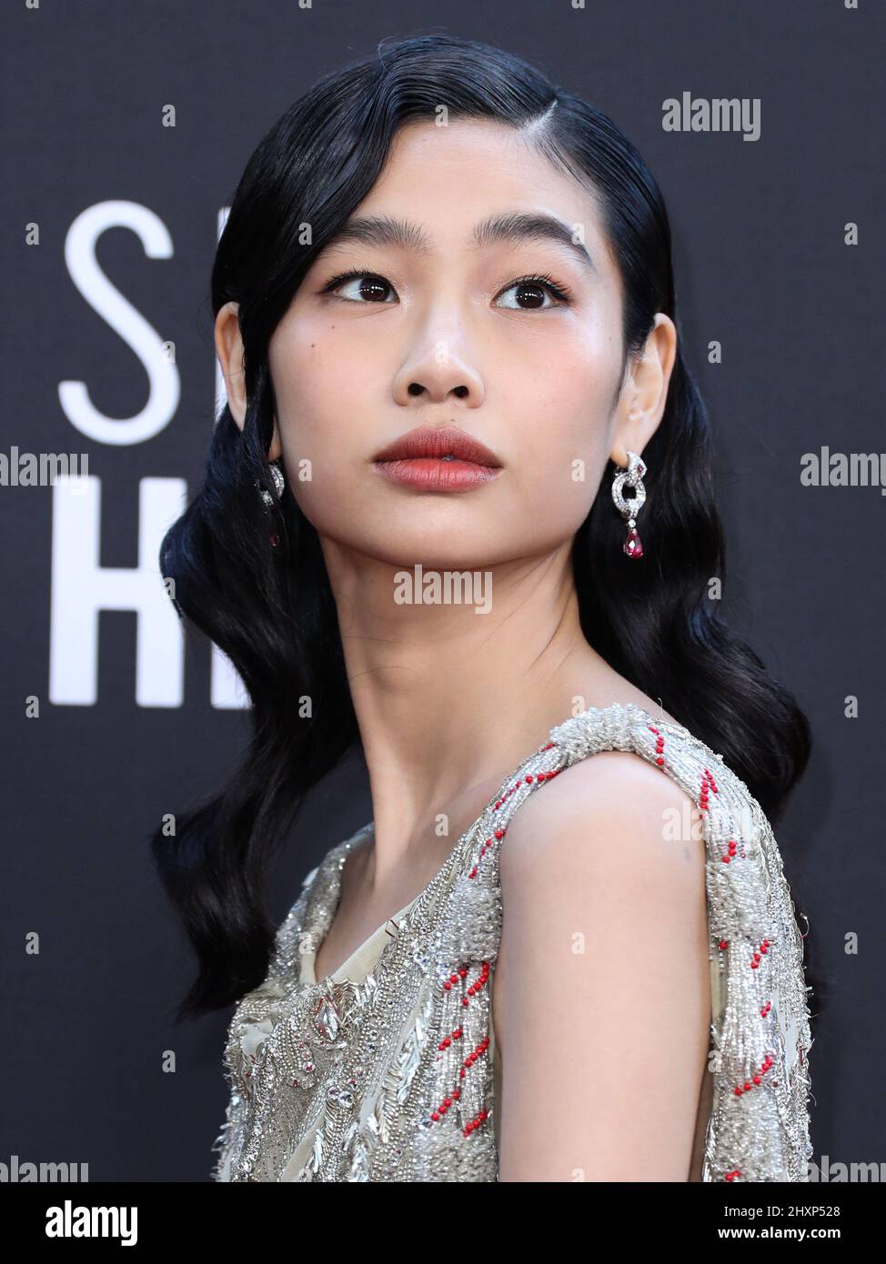 HoYeon Jung in Louis Vuitton at 2022 Critics' Choice Awards