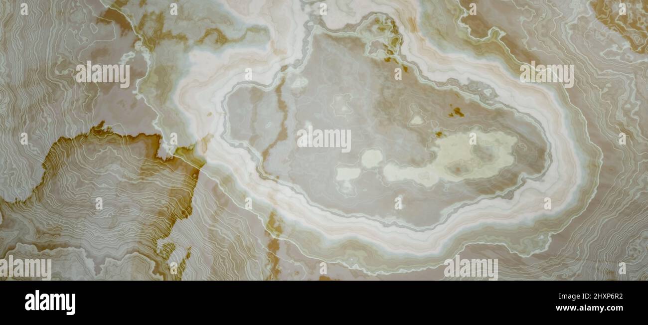 Polished CloseUp Unique Ivory Marble Gloss Gray Colors Abstract Texture Used For Texturing Stock Photo