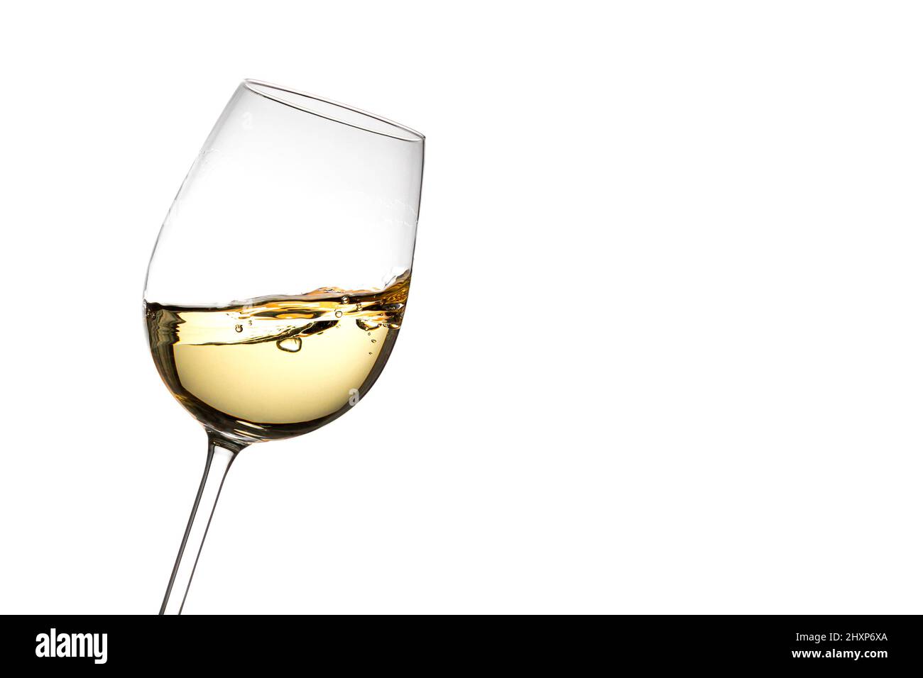 Slanted wine glass with isolated background hi-res stock photography and  images - Alamy