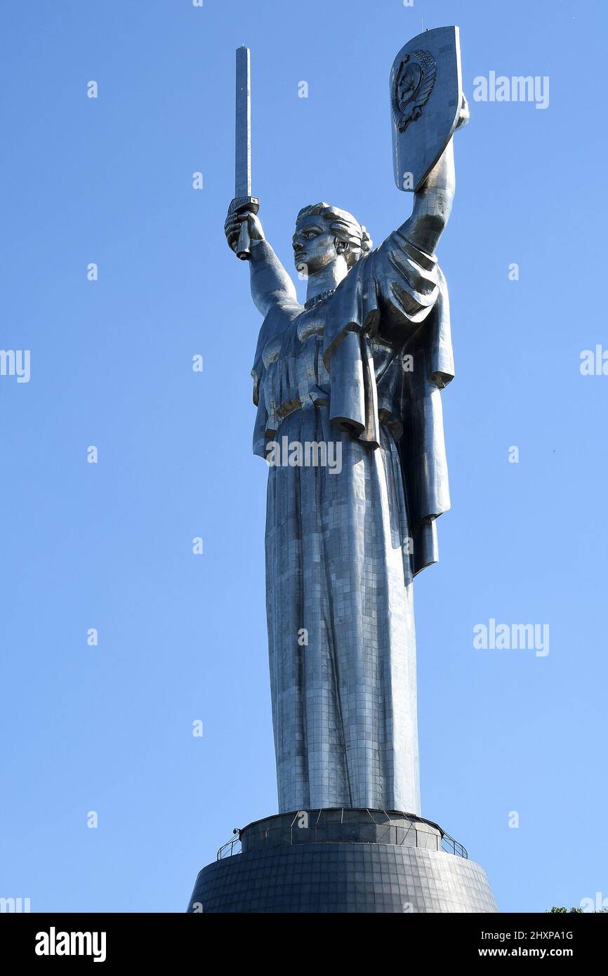 MOTHERLAND STATUE, KYIV, UKRAINE Stock Photo Alamy