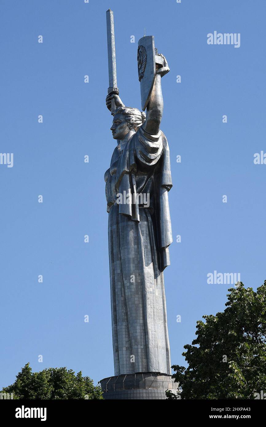 MOTHERLAND STATUE, KYIV, UKRAINE Stock Photo Alamy