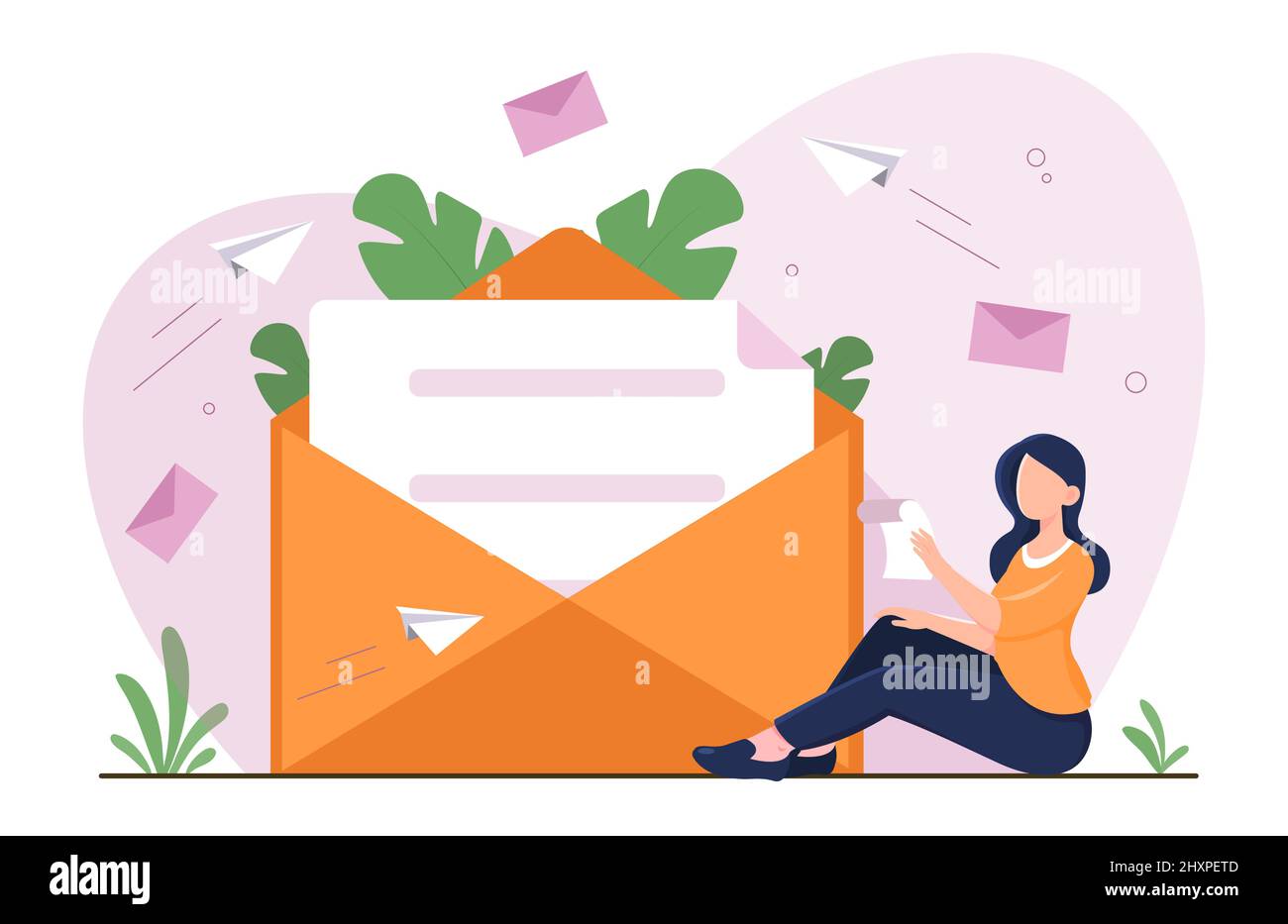 Business message in envelope concept Stock Vector Image & Art Alamy