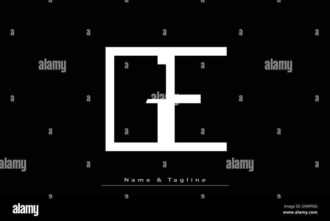 Alphabet letters Initials Monogram logo GE , EG Stock Vector Image ...