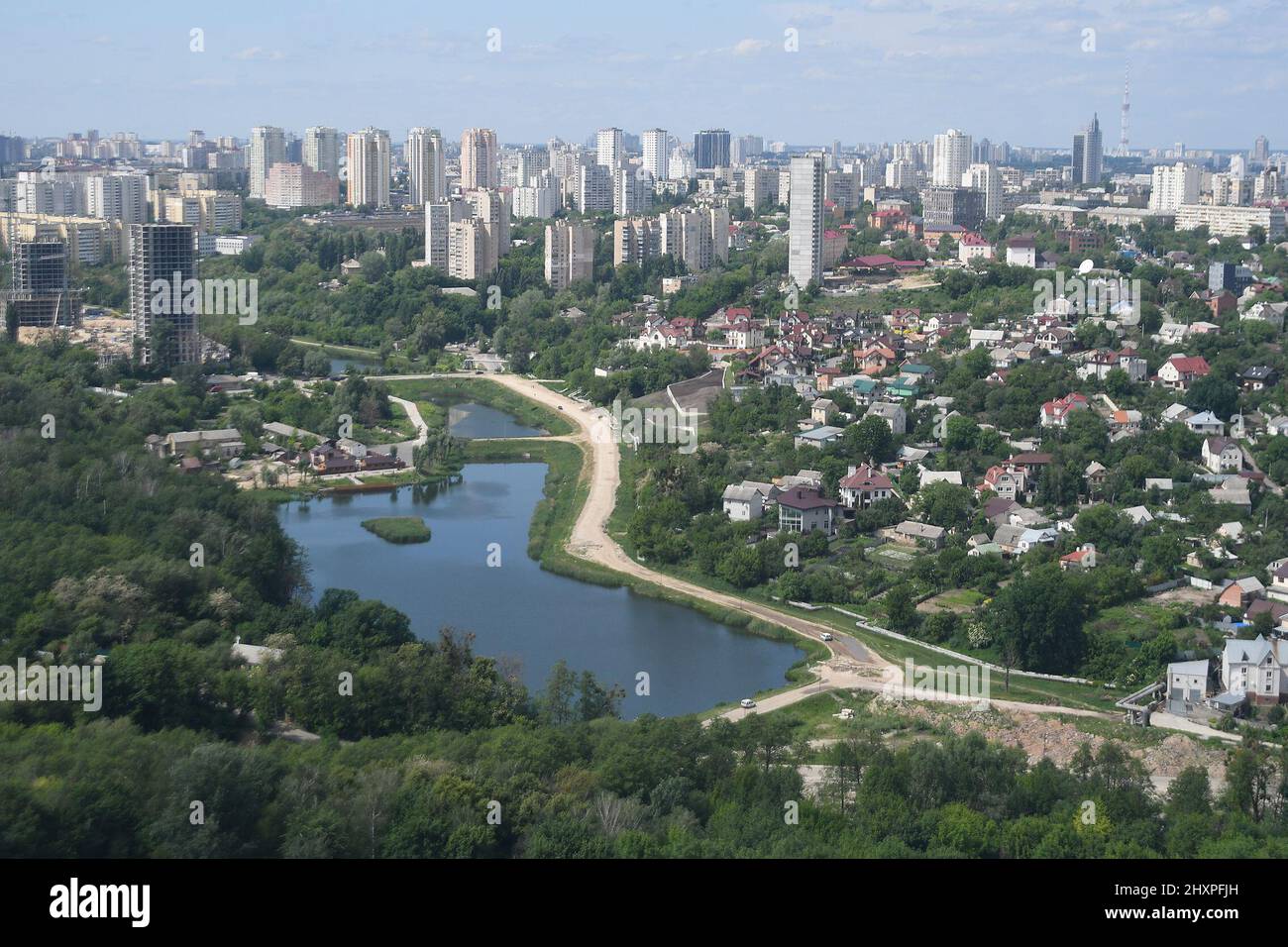 KYIV SUBURBS, UKRAINE. Stock Photo