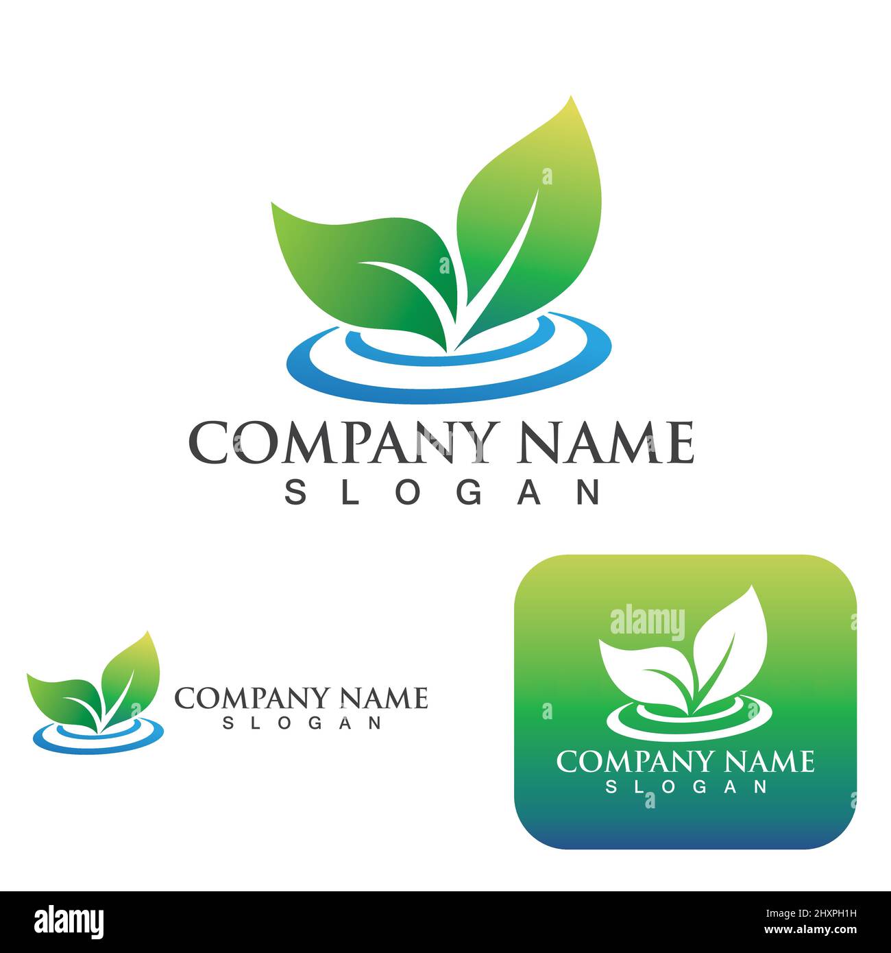 Green Tree leaf ecology logo nature element vector Stock Vector Image ...