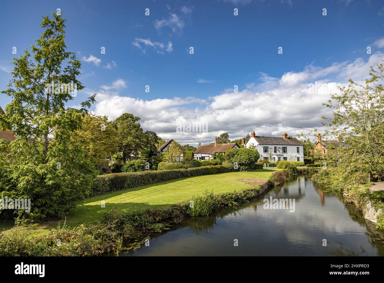 Idyllic English village of Eardisland, Black and White Villages Trail ...