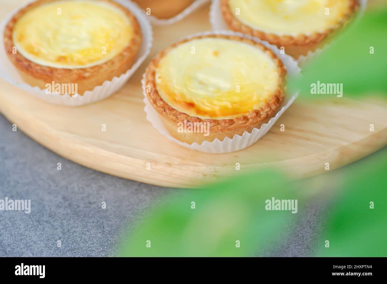 Hokkaido Baked Cheese Tart High Resolution Stock Photography And Images Alamy