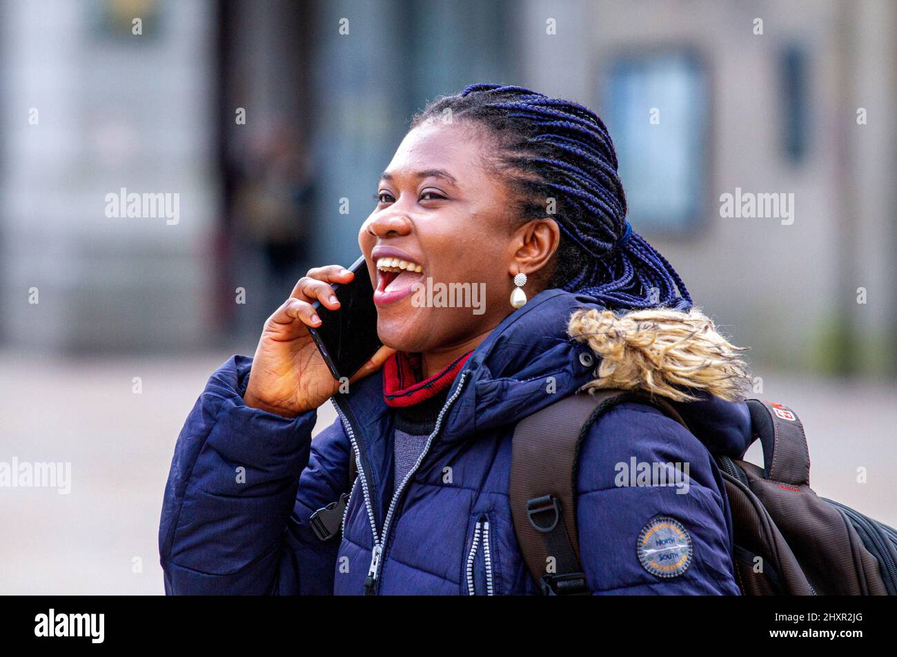 Dundee, Tayside, Scotland, UK. 14th Mar, 2022. Temperatures in