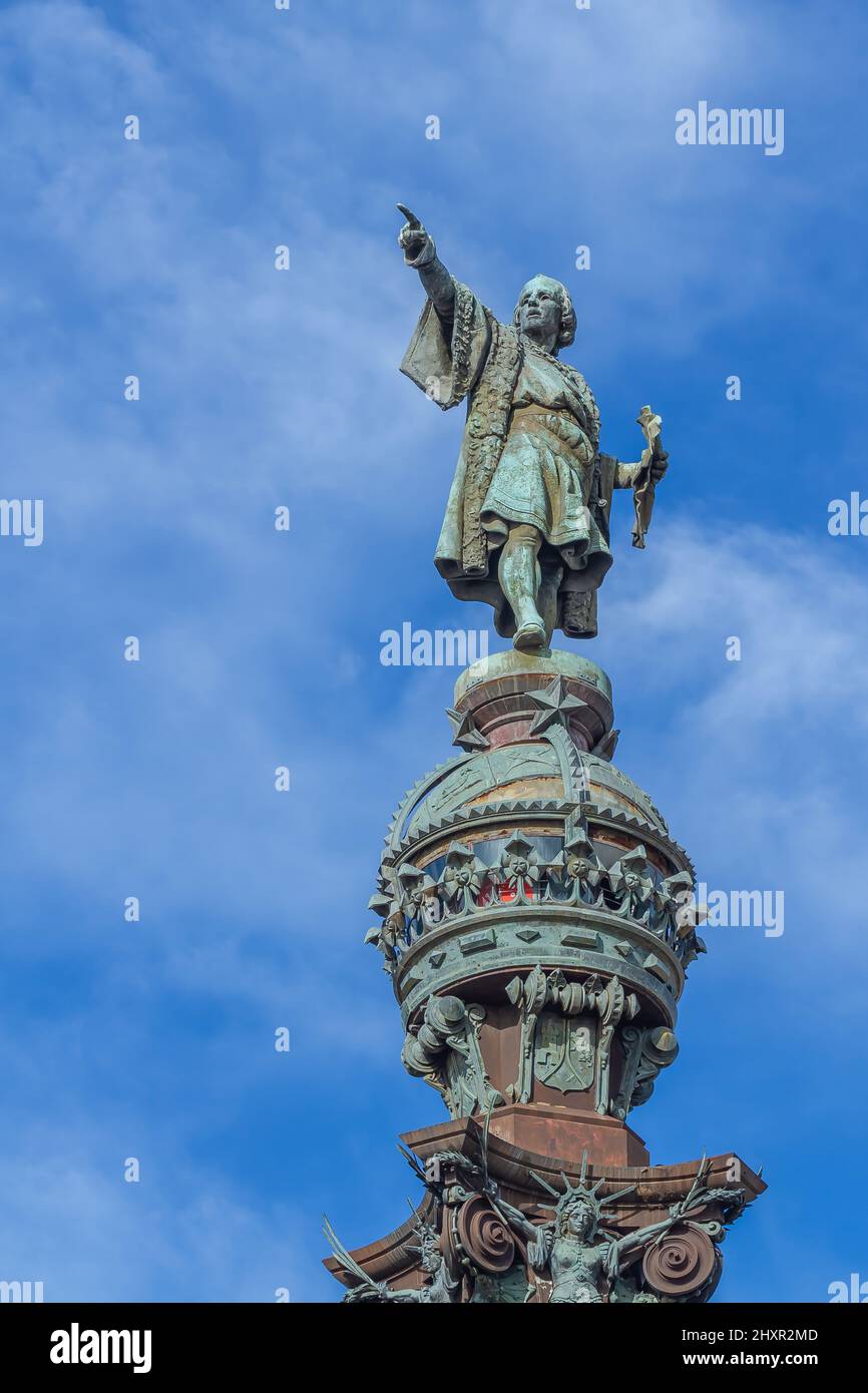 Christopher Columbus statue Stock Photo Alamy