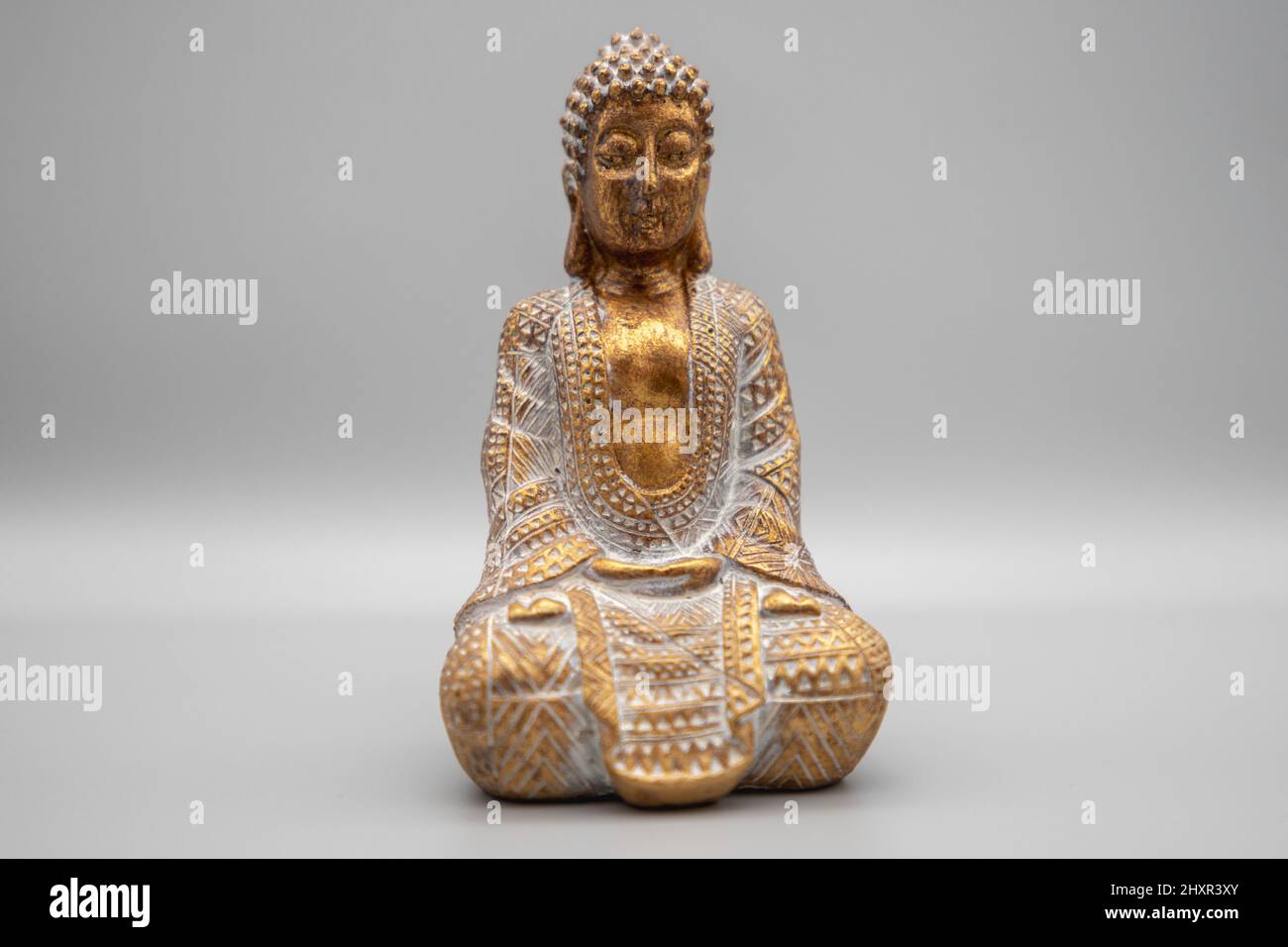 A horizontal shot of buddha. Stock Photo