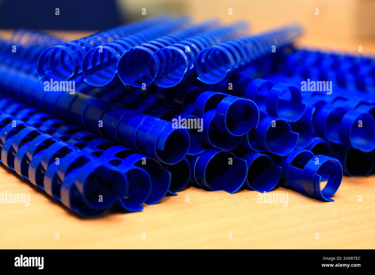 plastic binding combs Stock Photo Alamy