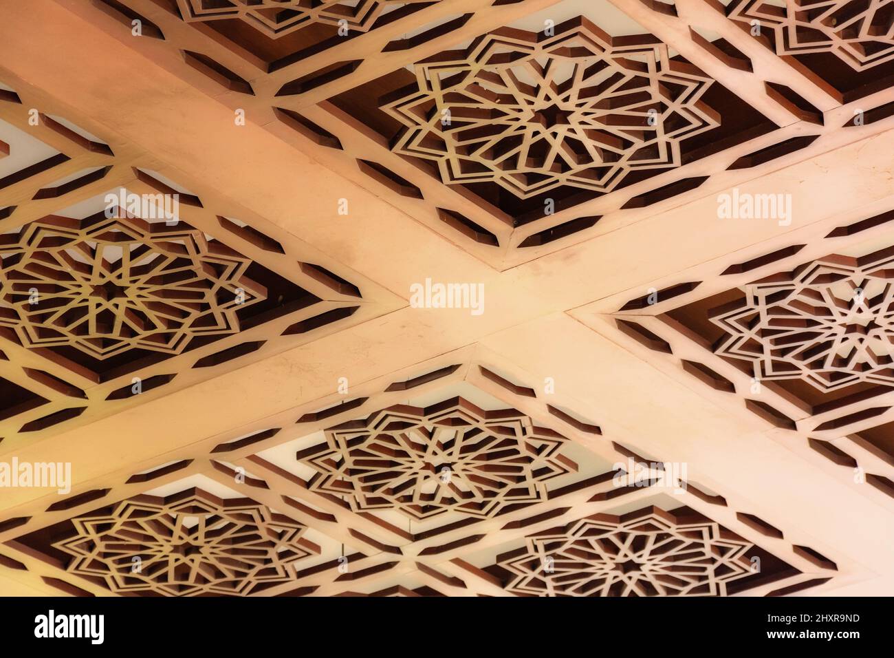 Wooden, middle eastern, Beautiful, Pattern, Roof, Background Stock Photo