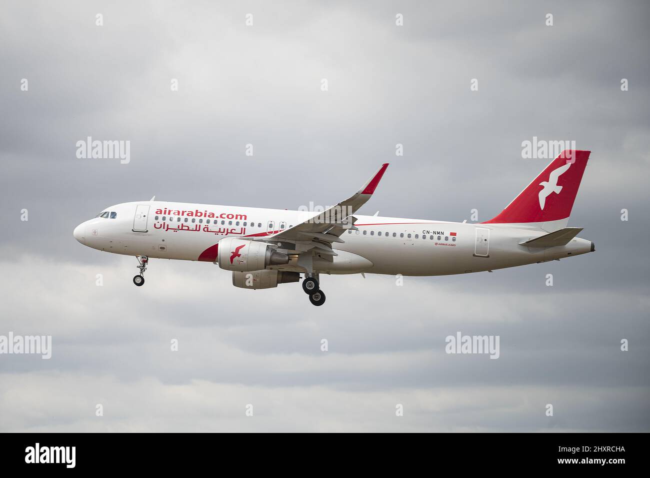 Airbus A320 of Air Arabia in the air Stock Photo - Alamy