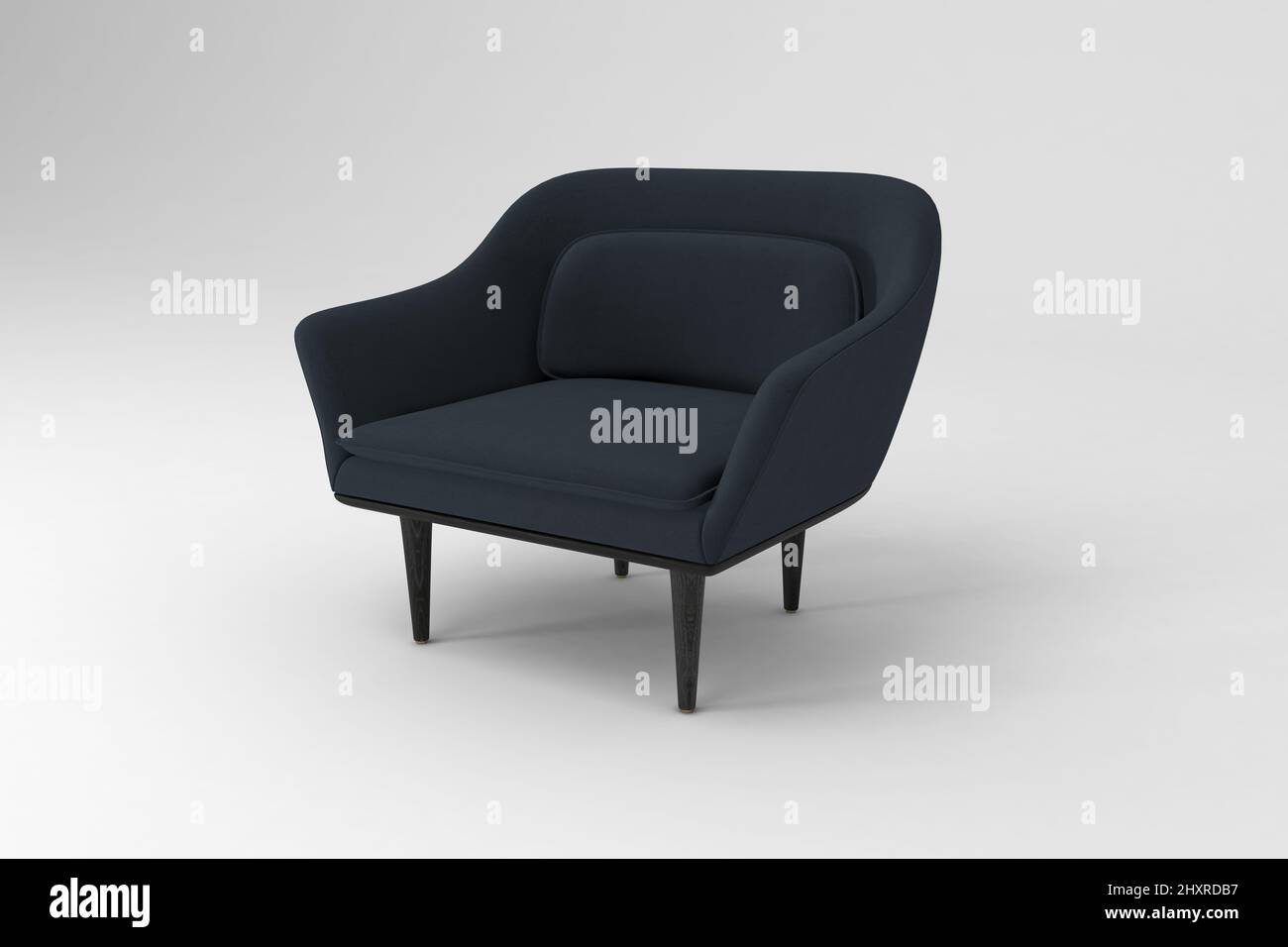 3D rendered chair isolated on a white background Stock Photo - Alamy