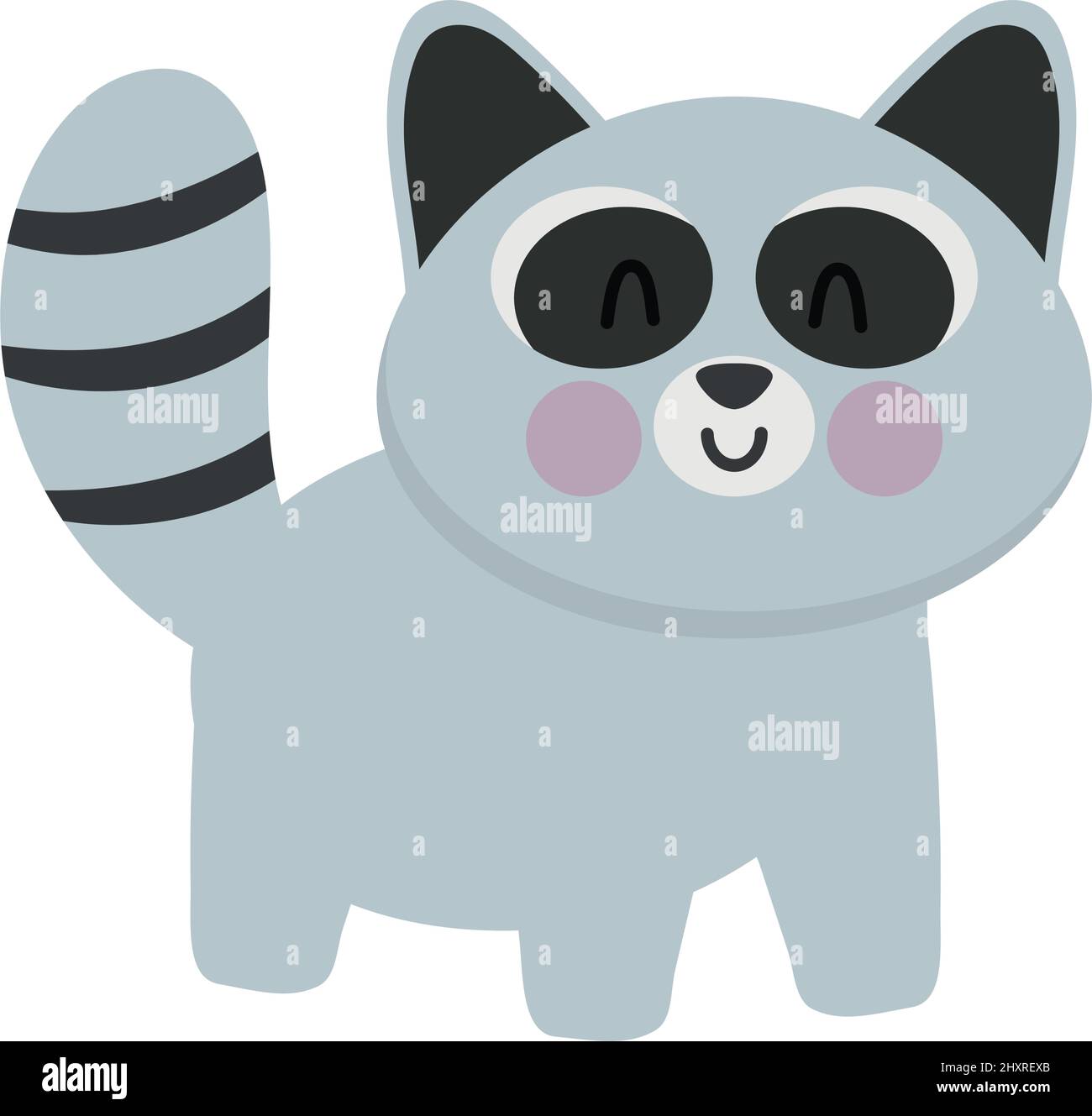 cute raccoon icon Stock Vector Image & Art - Alamy