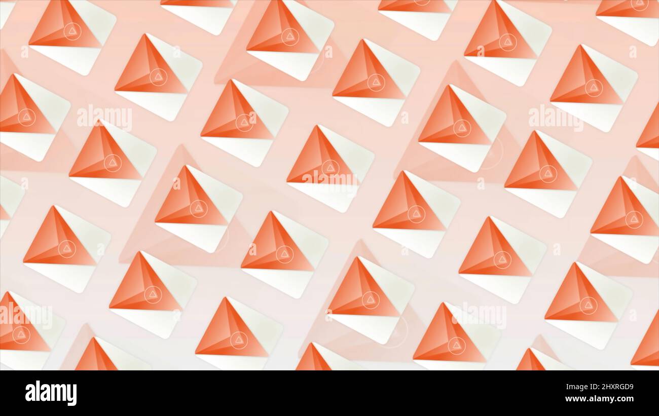 Abstract visualization of a modern smartphone application. Motion ...